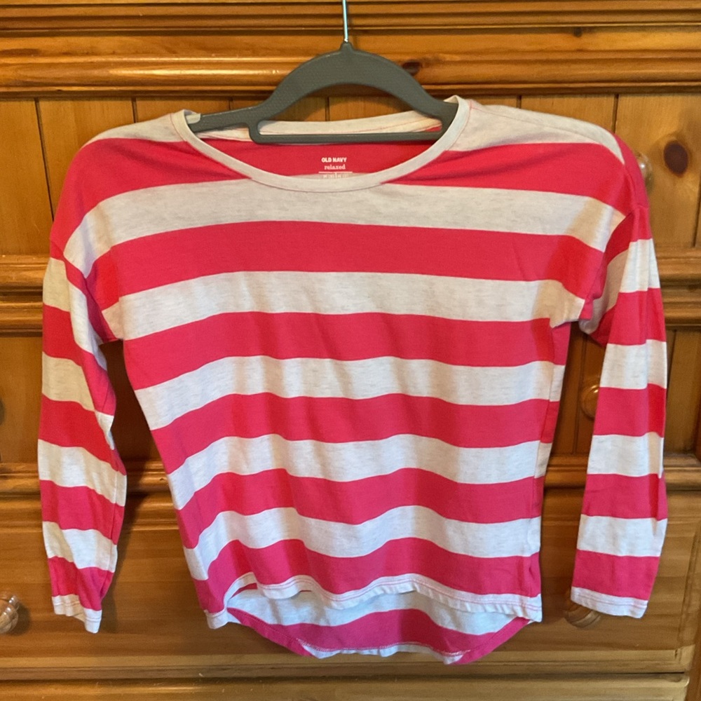 Old navy relaxed striped long sleeve T